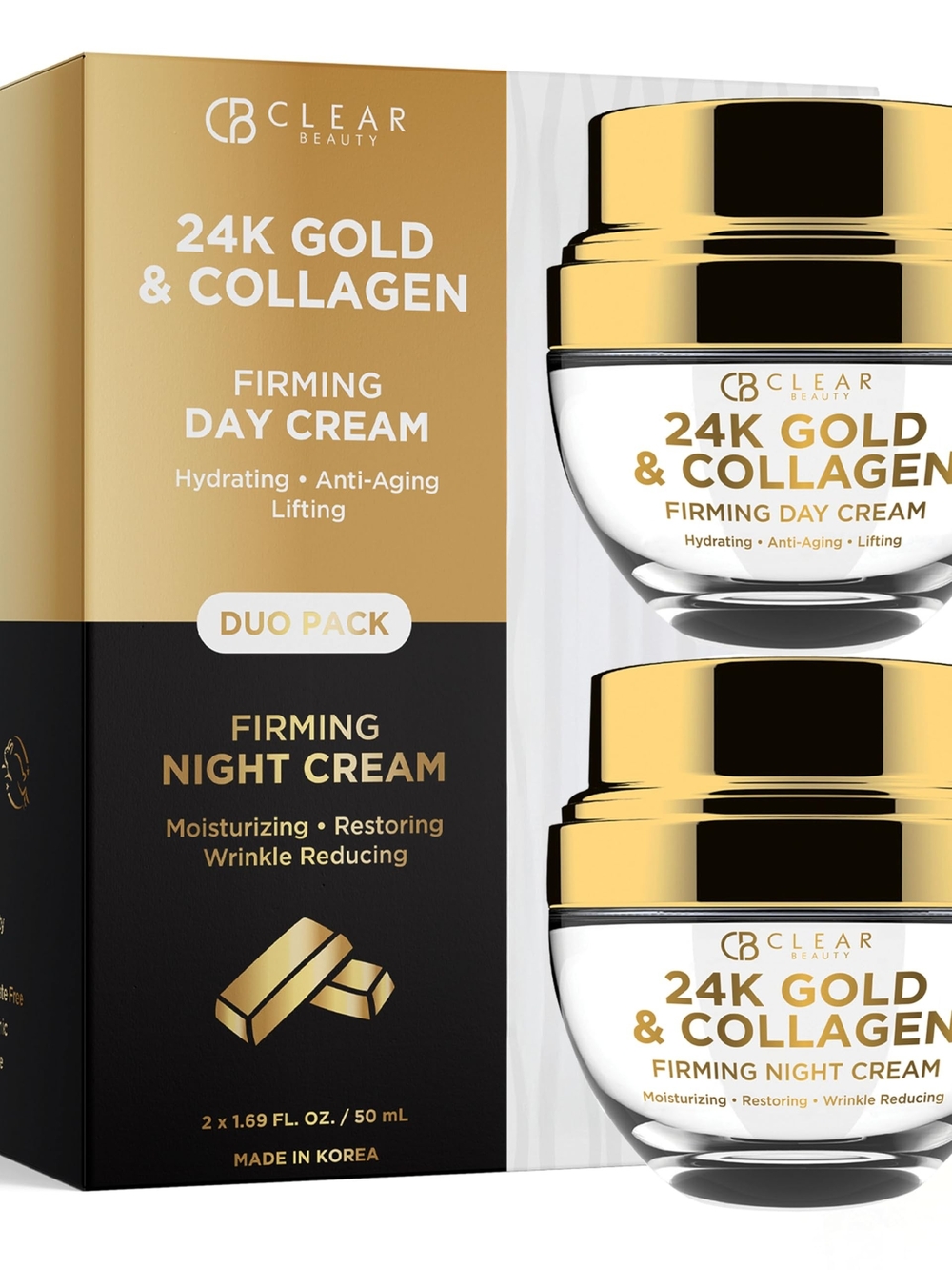 24K Gold & Collagen Firming Day Cream — Gold